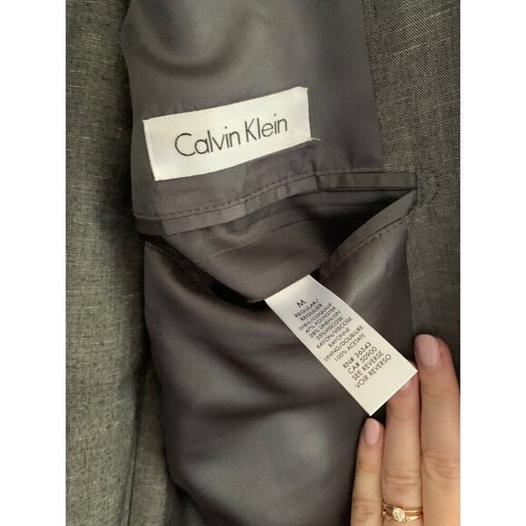 Calvin Klein Two Piece Suit Gray M/ 33x32 - Picture 3 of 3